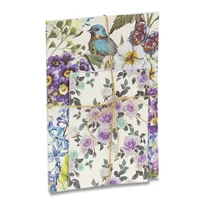 Pigna Nature Flowers Schulheft, 2er Set, liniert, 32 Blatt, verschiedene Motive